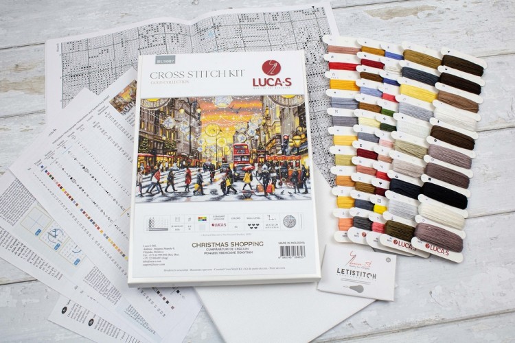 Набор для вышивания Luca-S BU5007 Рождественские покупки