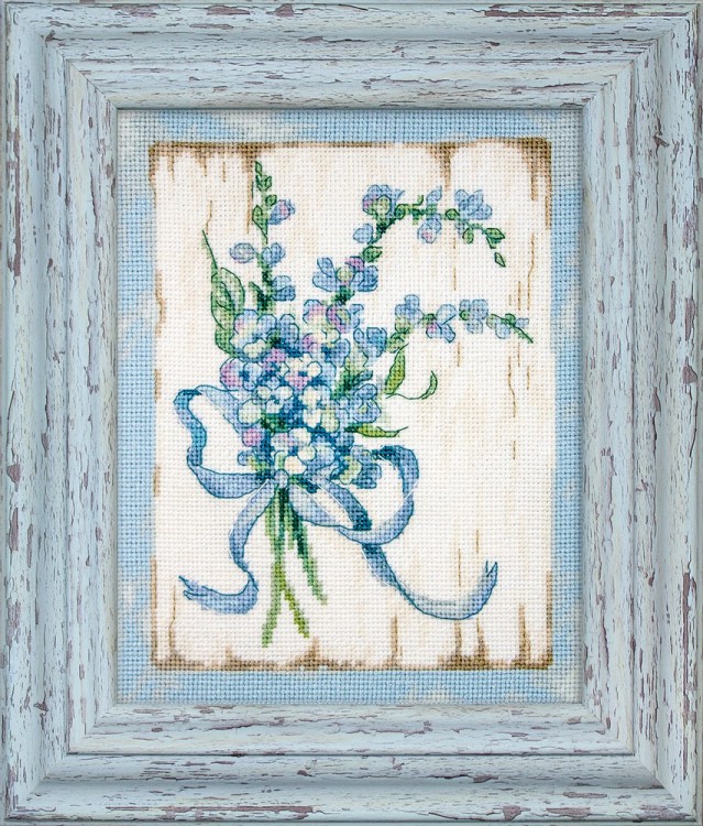 Набор для вышивания LetiStitch 974 Blue I (Голубые) Набор для вышивания LetiStitch 974 Blue I (Голубые)