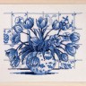 Набор для вышивания Permin 70-6311 Индиго тюльпаны
