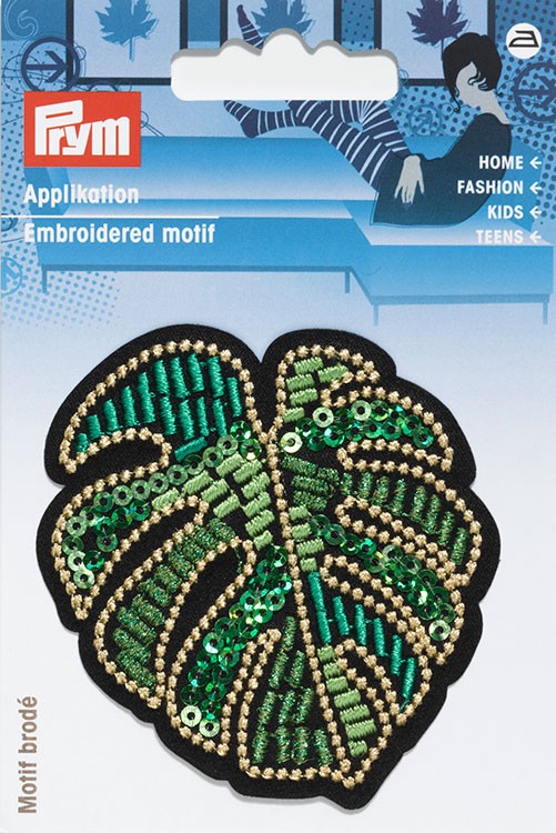 Prym 926672 Термоаппликация "Лист фикуса"