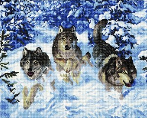 Арт Фея UA306 Бегущие волки