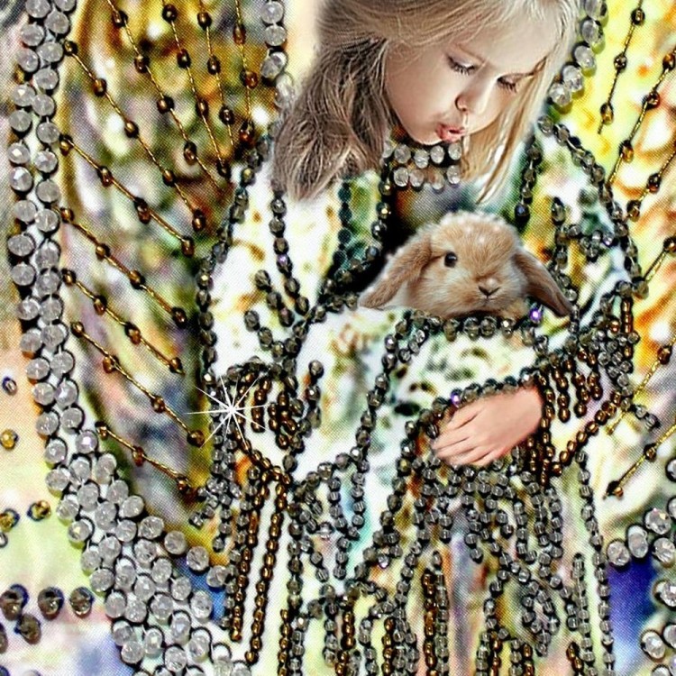 Набор для вышивания Образа в каменьях 5510 Лесной ангел