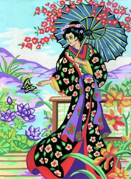 Collection D'Art 6190 Ткань с рисунком для вышивания