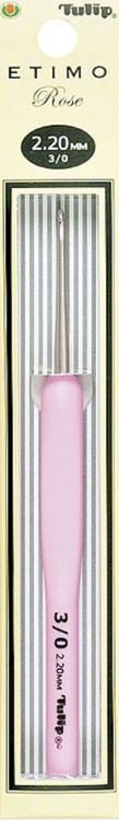 Tulip Крючок для вязания с ручкой "ETIMO Rose", алюминий