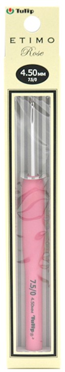 Tulip Крючок для вязания с ручкой "ETIMO Rose", алюминий