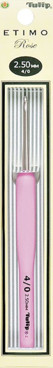 Tulip Крючок для вязания с ручкой "ETIMO Rose", алюминий
