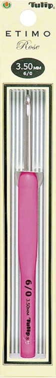 Tulip Крючок для вязания с ручкой "ETIMO Rose", алюминий