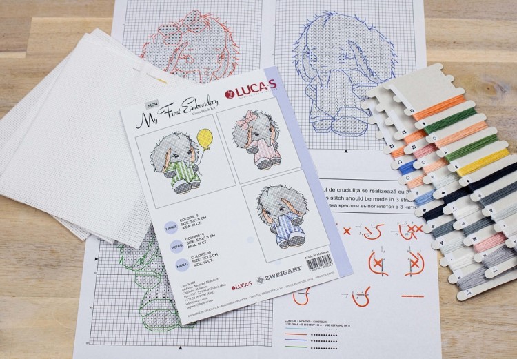 Набор для вышивания Luca-S M04 Моя первая вышивка