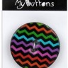 Blumenthal Lansing 630004908 Пуговица My Buttons - Coconut "Dark Chevron"