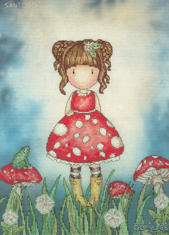 Набор для вышивания Bothy Threads XG52 Little Mushroom (Маленький грибочек)