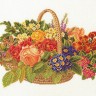 Набор для вышивания Eva Rosenstand 14-186 Flowerbasket - Цветочная корзина