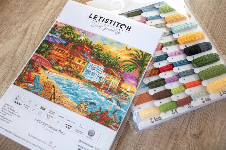 Набор для вышивания LetiStitch 926 Island Time (Островное время)