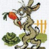 Набор для вышивания Кларт 6-068 Зайка с морковкой