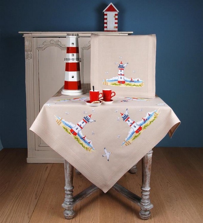 Vervaco PN-0191522 Скатерть "Маяки"