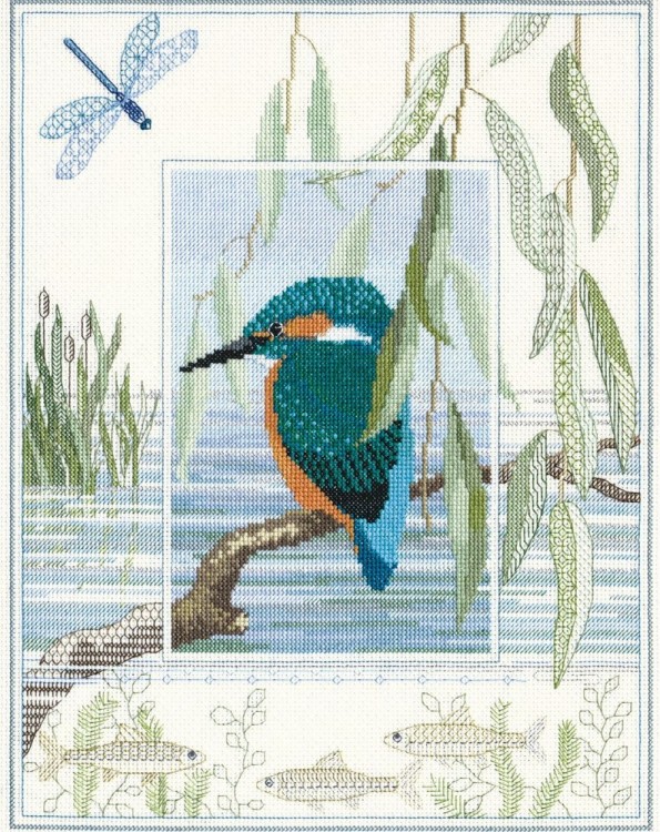 Набор для вышивания Derwentwater Designs WIL1 Kingfisher
