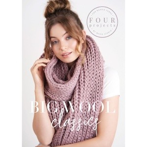 Rowan ZB307 Брошюра "4 Projects Big Wool", дизайнер Quail Studio