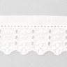 IEMESA 09398/01 Шитье-вышивка на батисте, ширина 30 мм, цвет белый