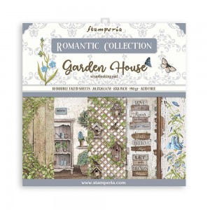 Stamperia SBBS54 Набор бумаги для скрапбукинга "Romantic Garden House"