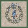 Набор для вышивания Le Bonheur des Dames 2688 January Wreath Jay Bird (Январский Венок Сойка)