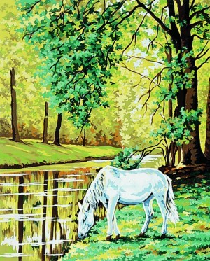 Collection D'Art 11384 Ткань с рисунком для вышивания