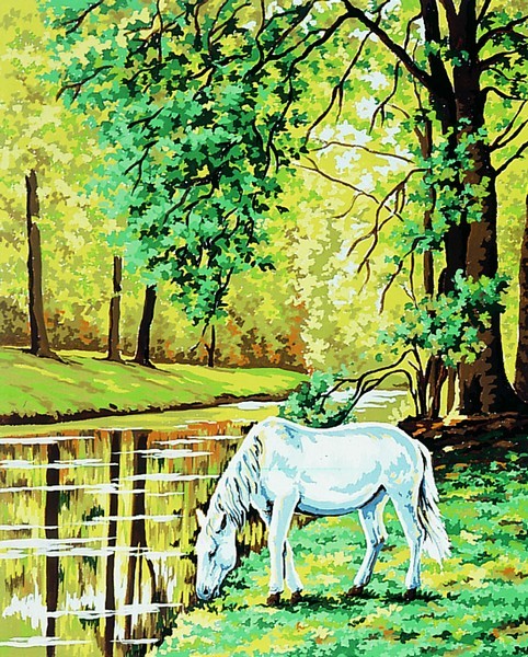 Collection D'Art 11384 Ткань с рисунком для вышивания