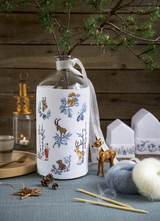 Французская вышивка крестом. Альпийские мотивы Вероник Алжинер