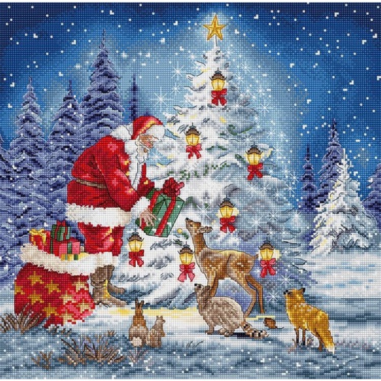 Набор для вышивания LetiStitch L8200 Santa (Санта)