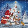 Набор для вышивания LetiStitch L8200 Santa (Санта)