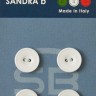 Sandra CARD017 Пуговицы, белый