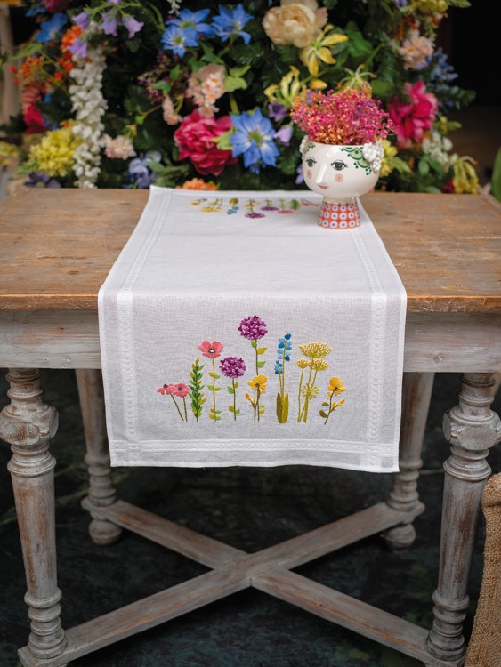Набор для вышивания Vervaco PN-0200850 Дорожка "Весенние цветы"