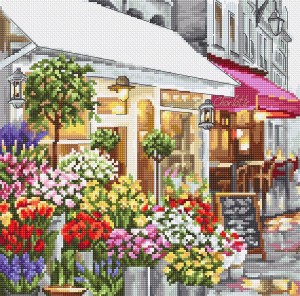 LetiStitch 986 Flower Shop (Цветочный магазин)
