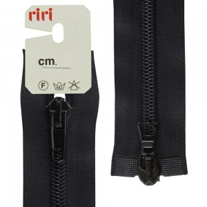 Riri 2522084/60/2110 Молния спираль, разъемная, 2 замка, 6 мм, 60 см, черный