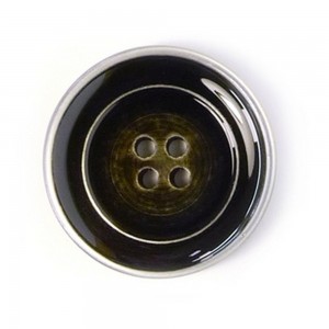 Disboton 14244-15-00003/4 Пуговицы Elegant, черный, серебристый