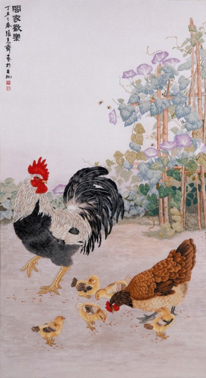 Набор для вышивания Xiu Crafts 2030805 Куриное семейство