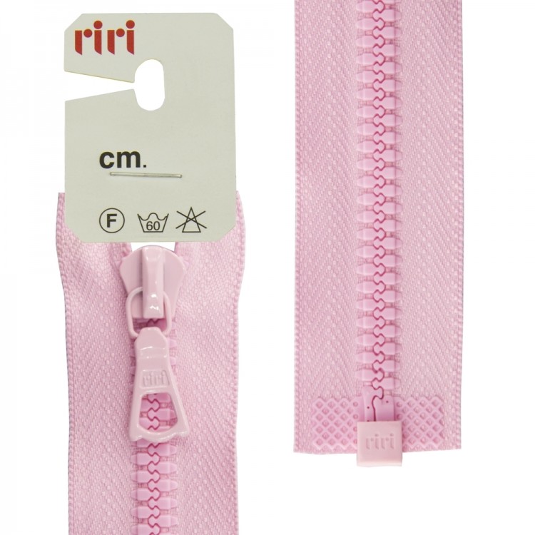 Riri 5753720/40/2441 Молния тракторная, разъемная, 6 мм, 40 cм, розовый