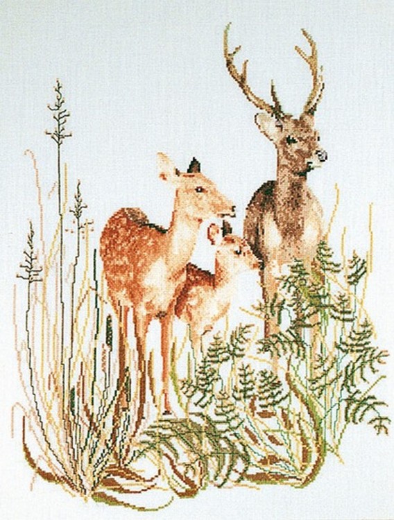 Набор для вышивания Thea Gouverneur 938 Deer Family