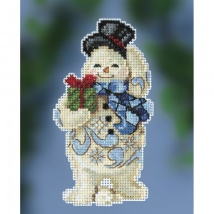 Mill Hill JS202011 Gift Giving Snowman (Снеговик с подарком)
