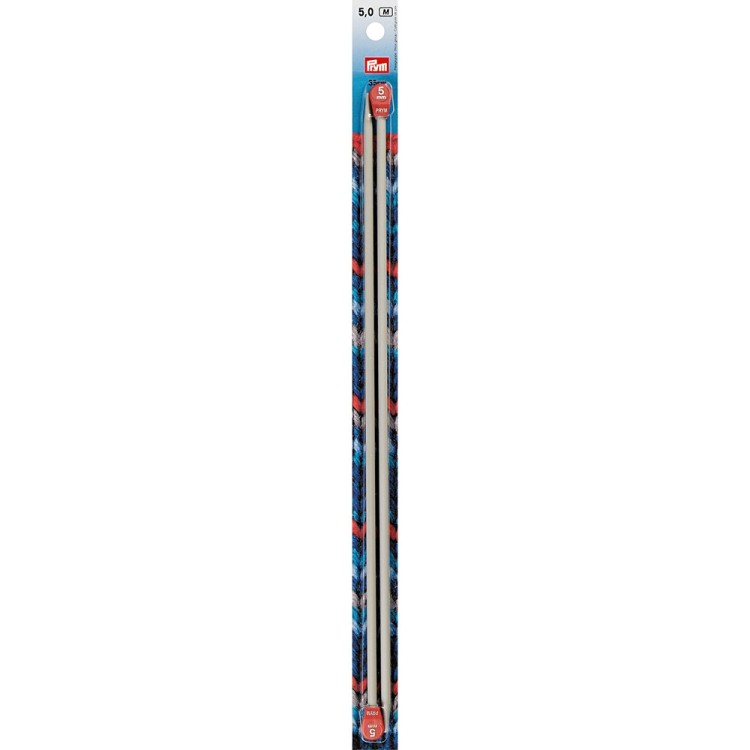 Prym Спицы прямые с наконечниками 35 см