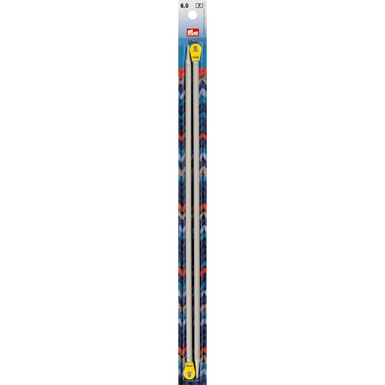 Prym Спицы прямые с наконечниками 35 см