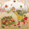 Набор для вышивания Bothy Threads XSS32 Fall Friends (Осенние друзья)