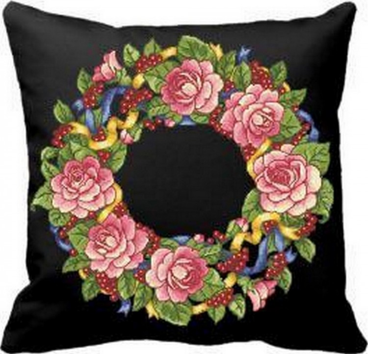 Мережка Q-35 Розы с лентами