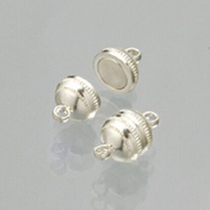 Efco 9742003 Магнитная застежка металлическая, серебристая, тип шарик, 8 мм