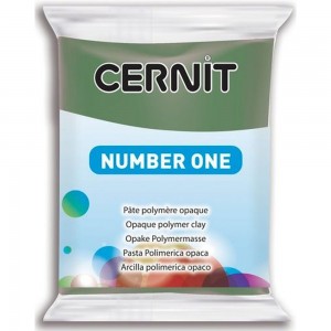 Efco 7941645 Полимерная глина Cernit №1, оливковый насыщенный (100% opacity)