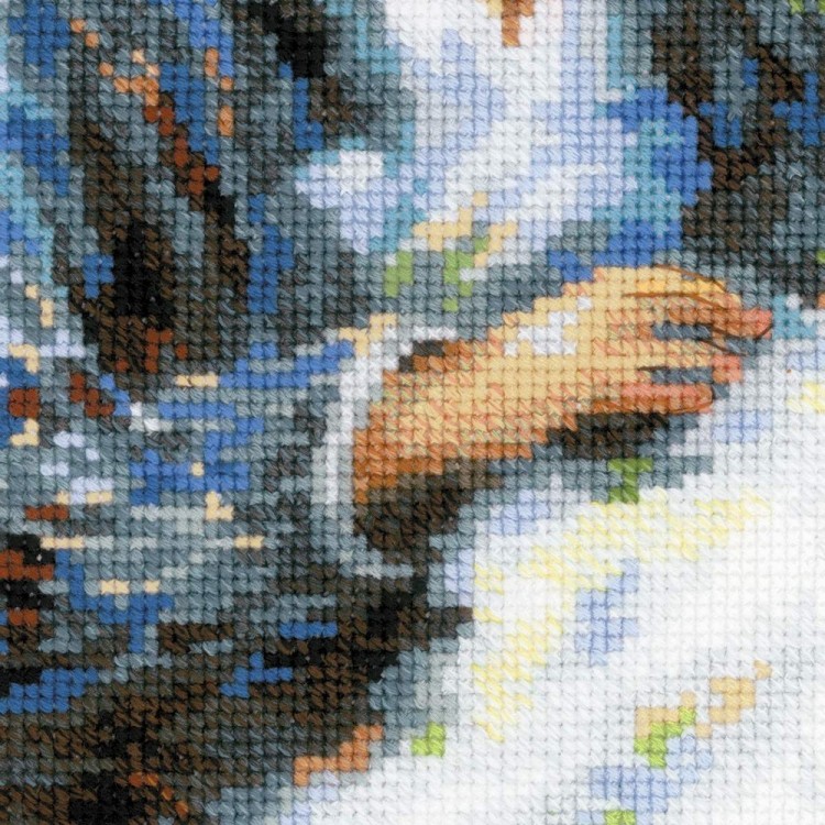 Набор для вышивания Риолис 100/051 "Мадам Моне за вышивкой" по мотивам картины К. Моне