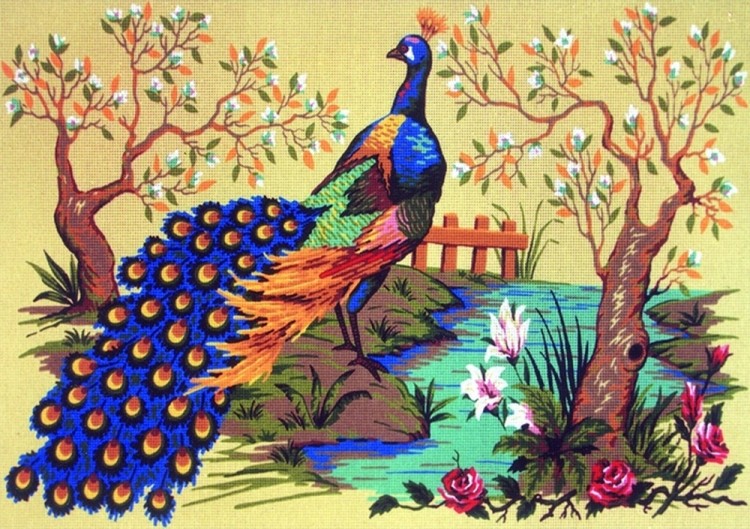 Gobelin Diamant C.908 Павлин на берегу