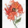 Набор для вышивания Design Works 2973 Персиковый цветок