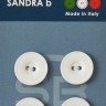 Sandra CARD018 Пуговицы, белый