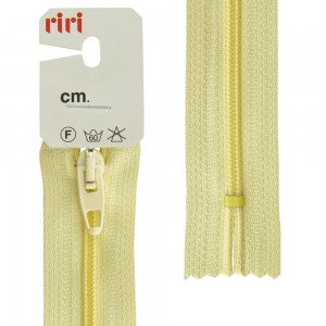 Riri 2518376/18/2308 Молния спираль, неразъемная, 4 мм, 18 см, пастельно желтый