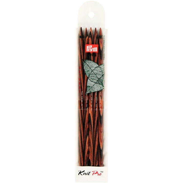 Prym Спицы чулочные "NATURAL" с острием на обоих концах 20 см