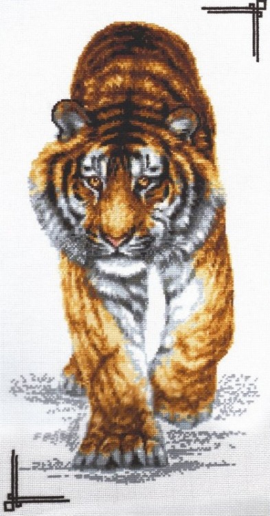 Набор для вышивания Палитра 02.002 Поступь тигра